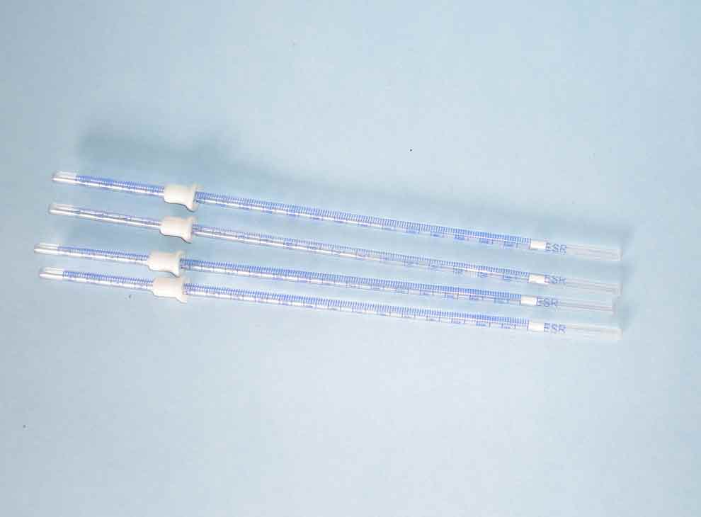 Disposable ESR Pipette with Vacuum Plug (U40SR06)